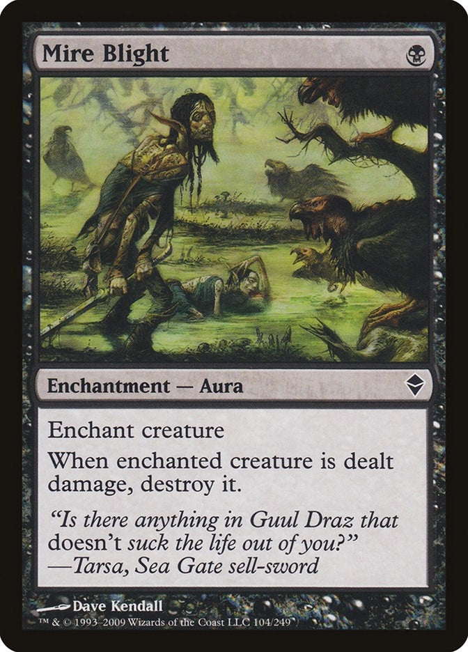 Image for Mire Blight (104) (Zendikar) - Magic: The Gathering