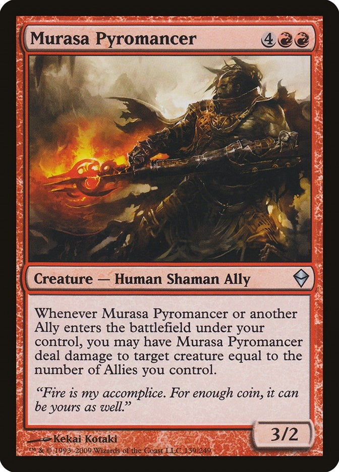 Image for Murasa Pyromancer (139) (Zendikar) - Magic: The Gathering