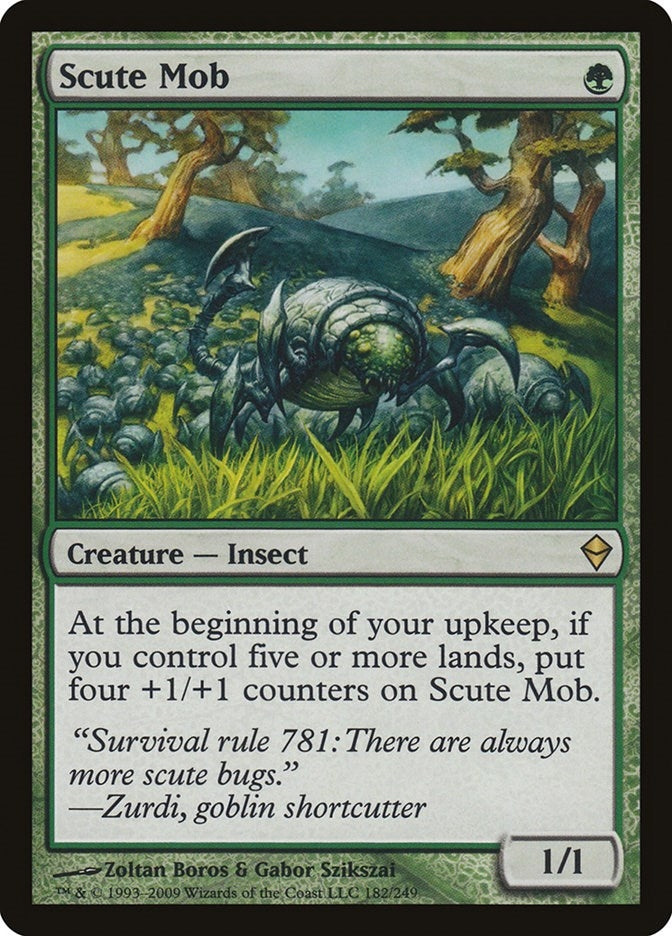 Image for Scute Mob (182) (Zendikar) - Magic: The Gathering