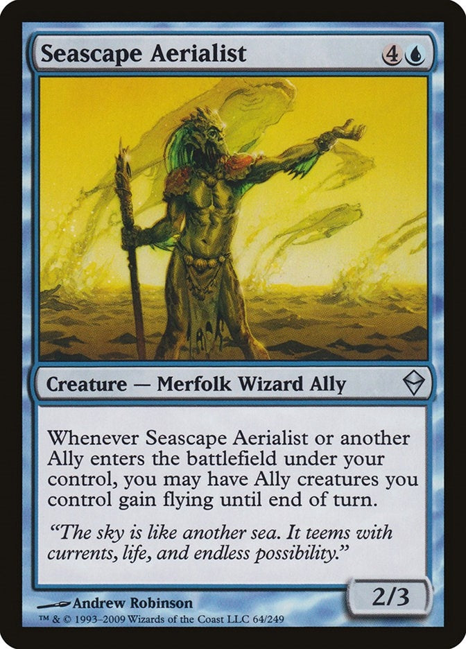 Image for Seascape Aerialist (64) (Zendikar) - Magic: The Gathering