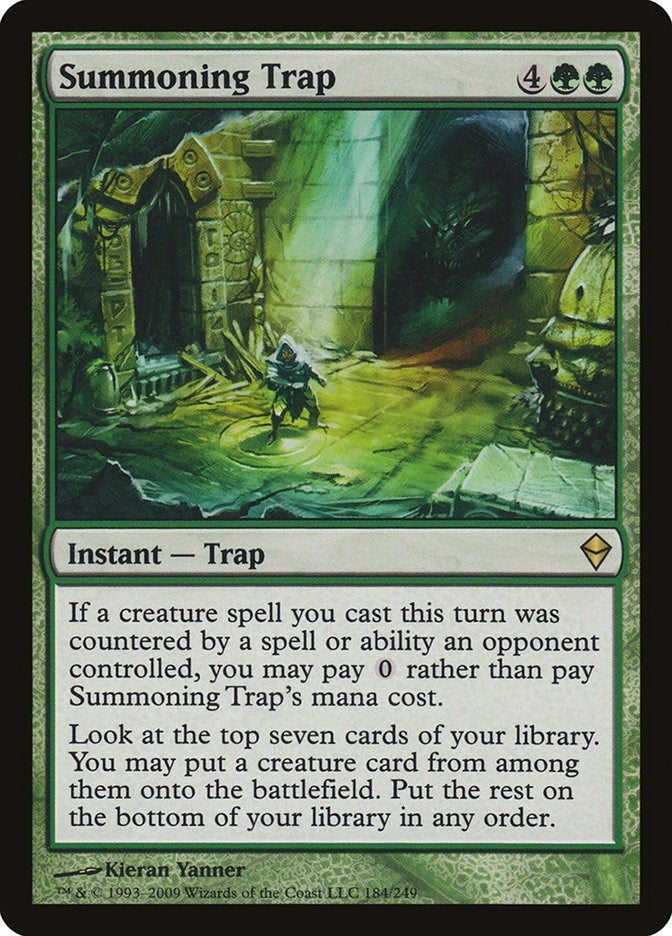 Image for Summoning Trap (184) (Zendikar) - Magic: The Gathering