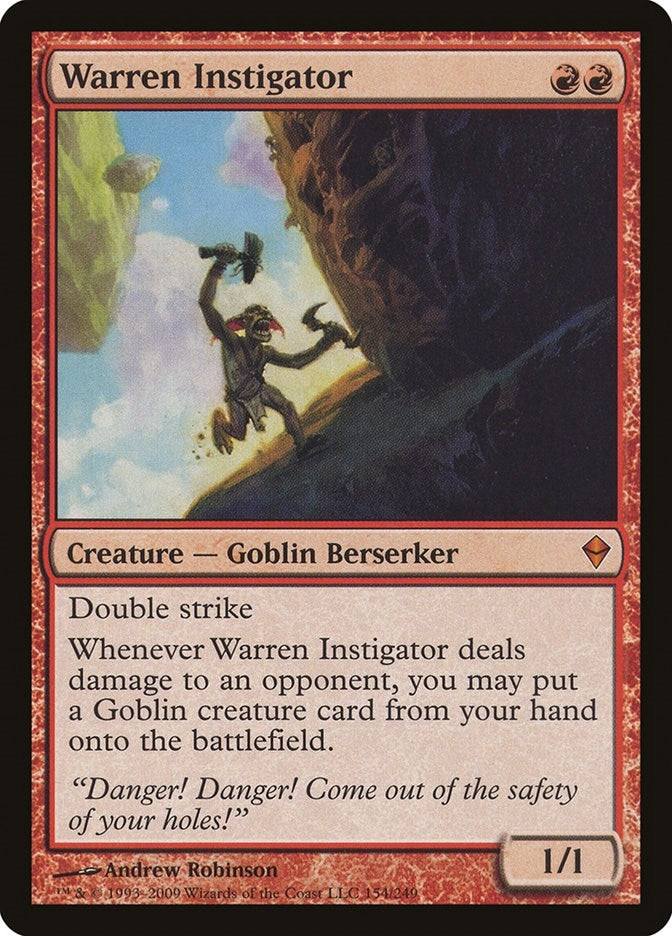Image for Warren Instigator (154) (Zendikar) - Magic: The Gathering