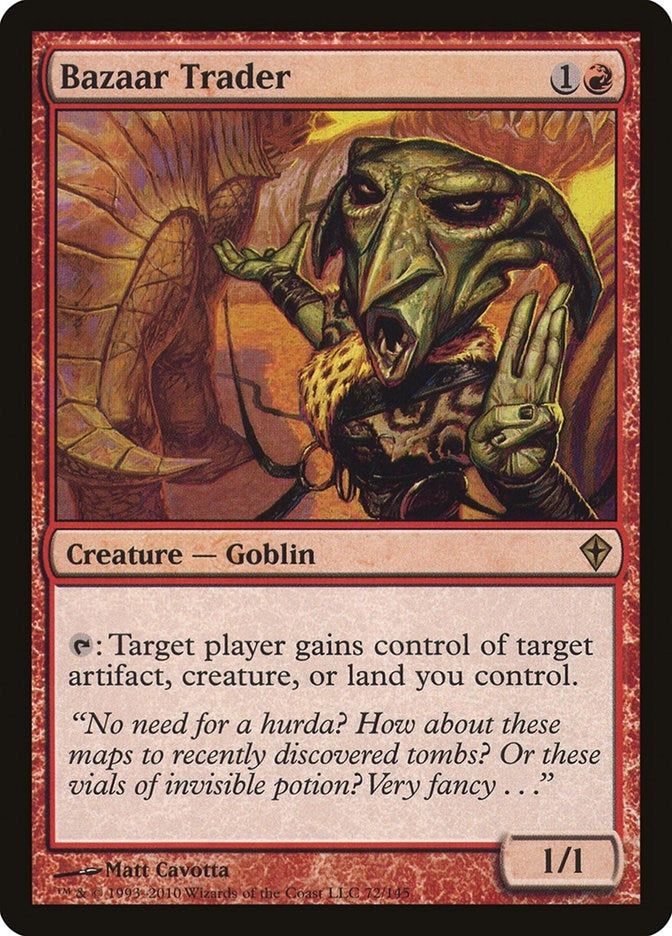 Image for Bazaar Trader (72) (Worldwake) - Magic: The Gathering