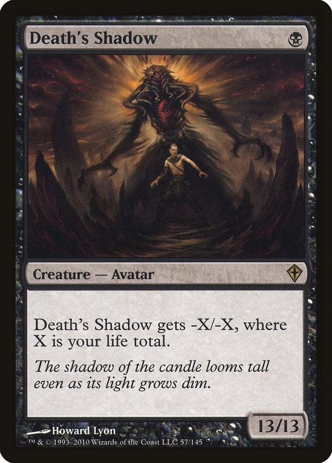 Image for Death's Shadow (57) (Worldwake) - Magic: The Gathering