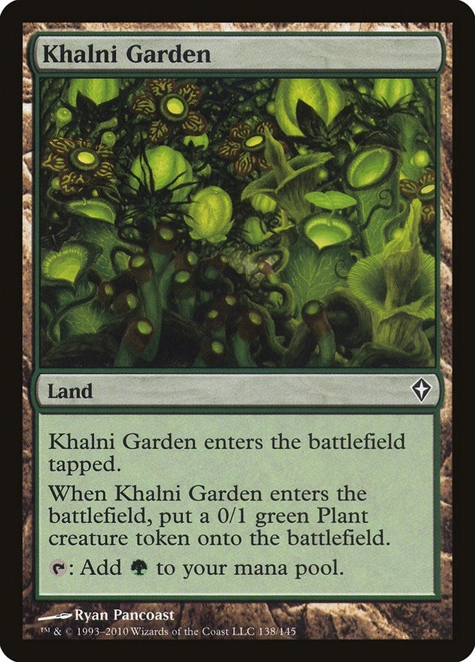 Image for Khalni Garden (138) (Worldwake) - Magic: The Gathering