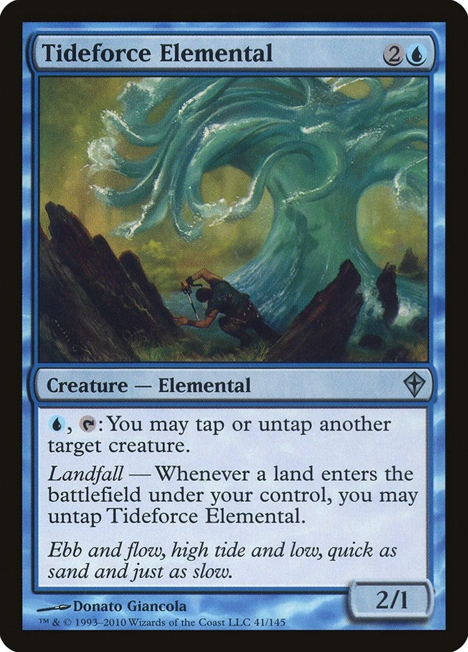 Image for Tideforce Elemental (41) (Worldwake) - Magic: The Gathering