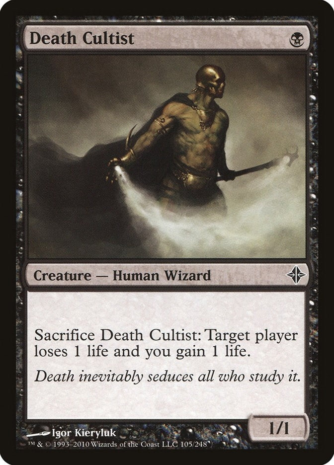 Image for Death Cultist (105) (Rise of the Eldrazi) - Magic: The Gathering
