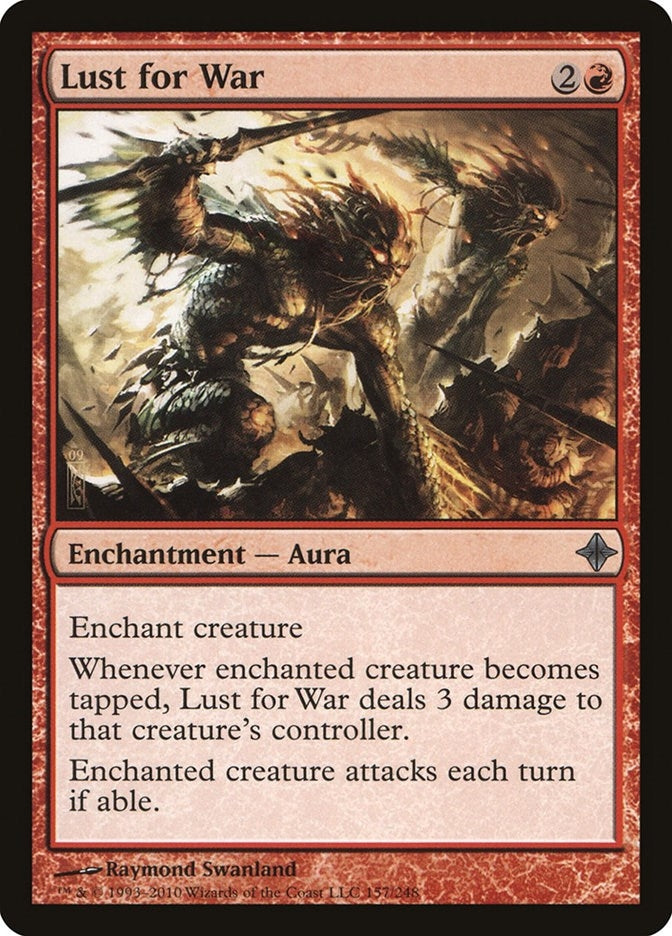 Image for Lust for War (157) (Rise of the Eldrazi) - Magic: The Gathering