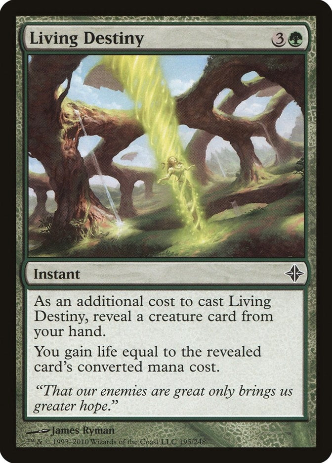 Image for Living Destiny (195) (Rise of the Eldrazi) - Magic: The Gathering