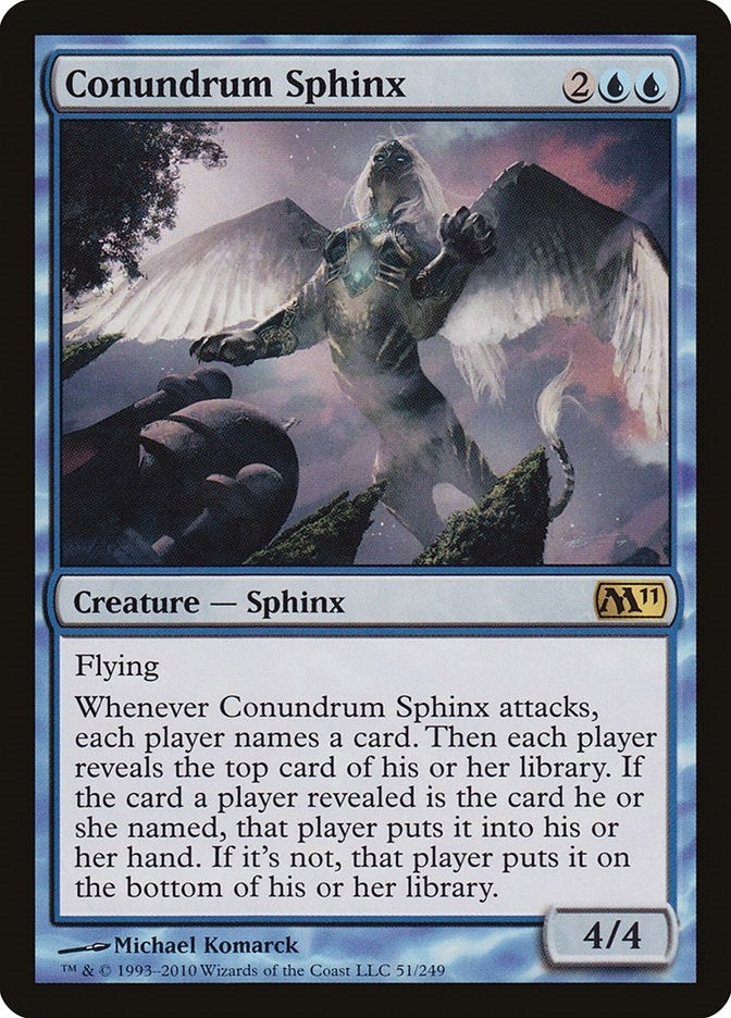 Image for Conundrum Sphinx (51) (Magic 2011 (M11)) - Magic: The Gathering