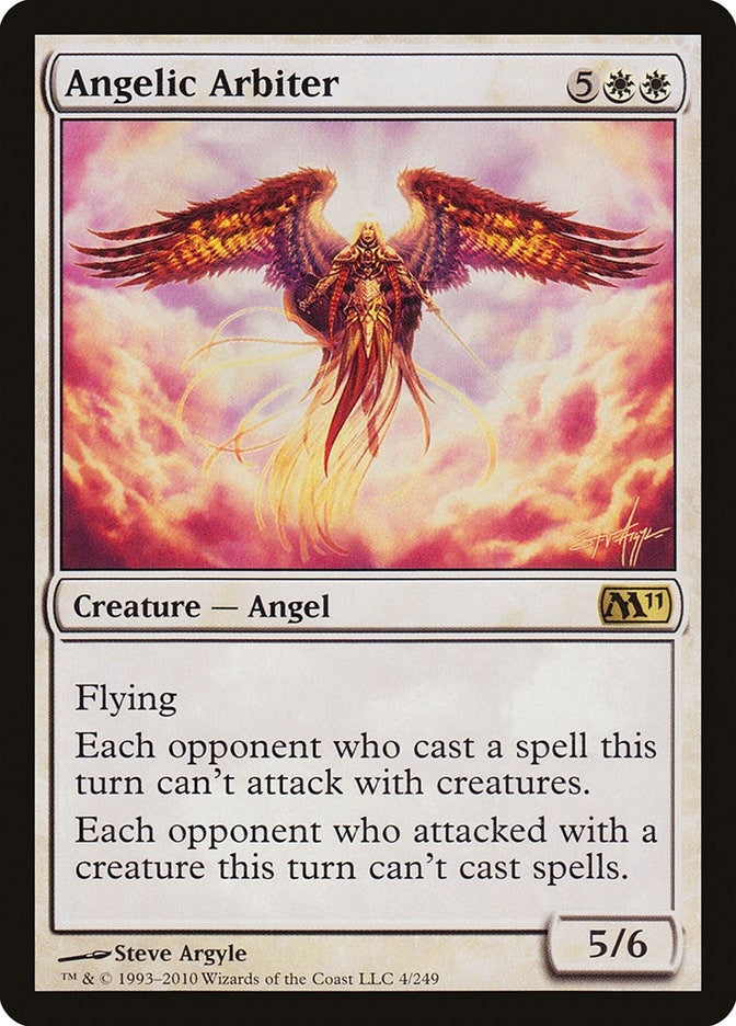 Image for Angelic Arbiter (4) (Magic 2011 (M11)) - Magic: The Gathering