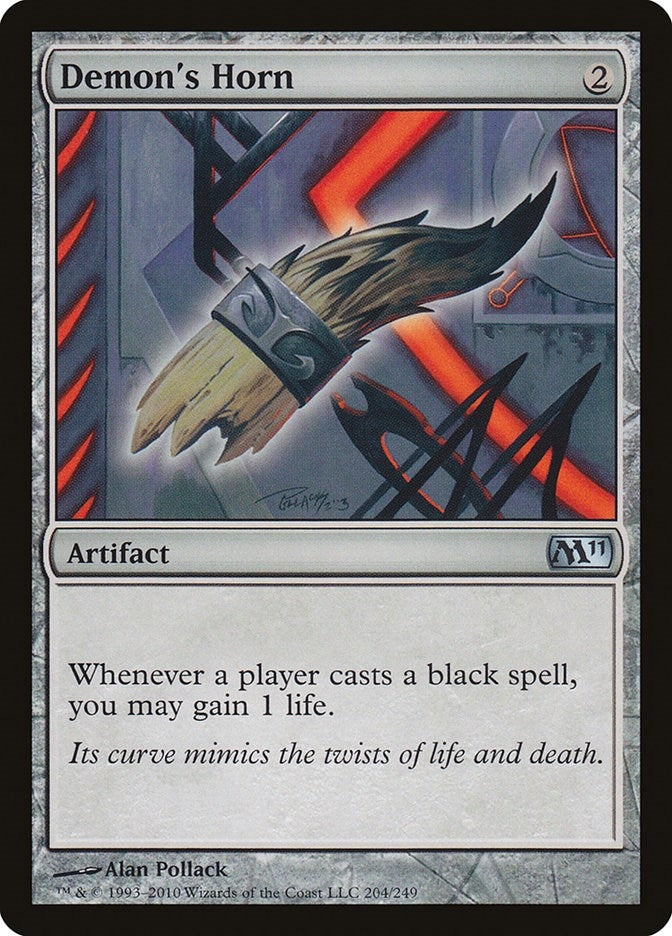 Image for Demon's Horn (204) (Magic 2011 (M11)) - Magic: The Gathering