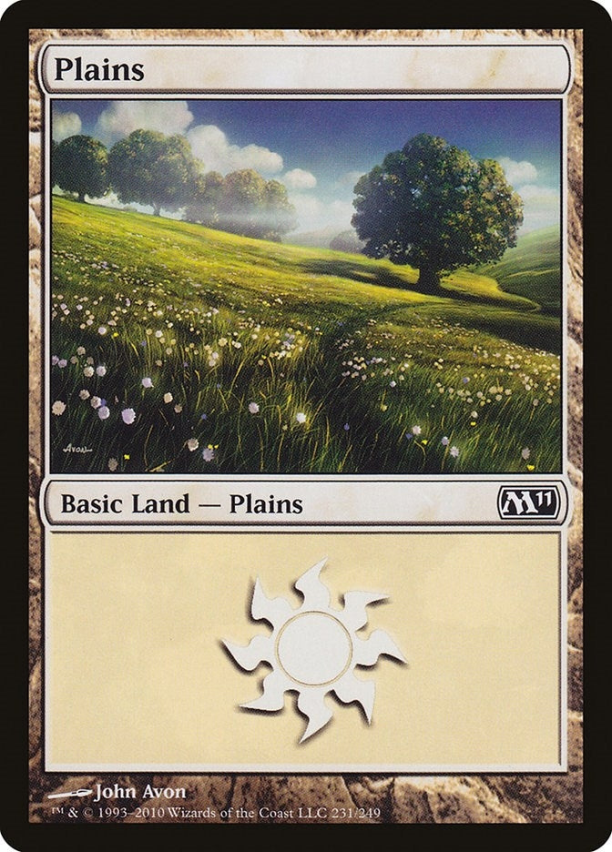Image for Plains (231) (231) (Magic 2011 (M11)) - Magic: The Gathering