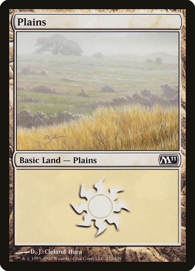 Image for Plains (232) (232) (Magic 2011 (M11)) - Magic: The Gathering