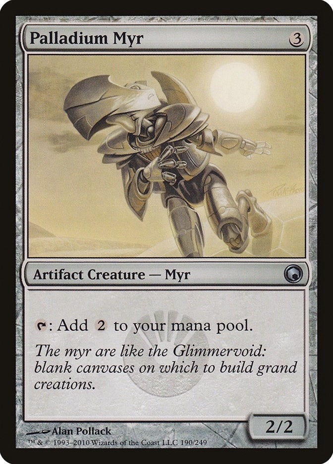 Image for Palladium Myr (190) (Scars of Mirrodin) - Magic: The Gathering