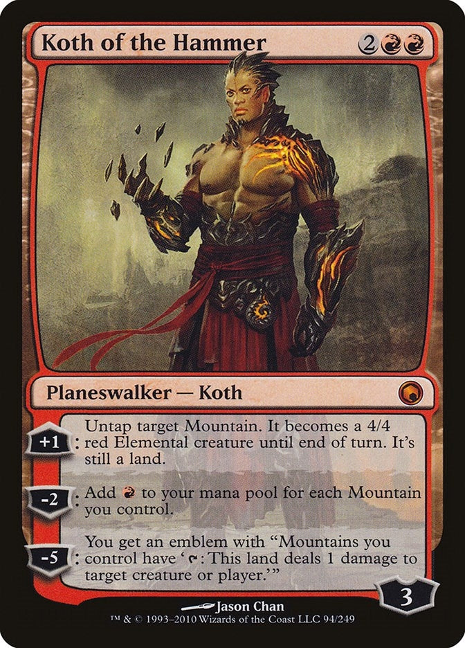 Image for Koth of the Hammer (94) (Scars of Mirrodin) - Magic: The Gathering