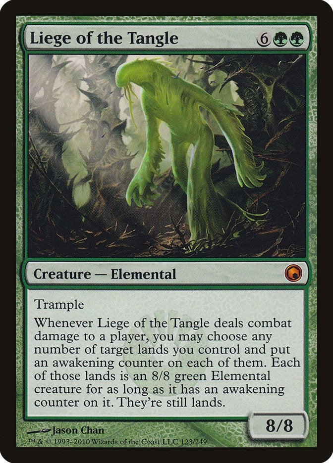 Image for Liege of the Tangle (123) (Scars of Mirrodin) - Magic: The Gathering
