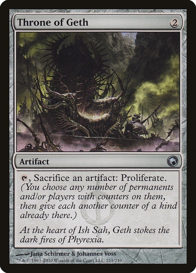 Image for Throne of Geth (211) (Scars of Mirrodin) - Magic: The Gathering
