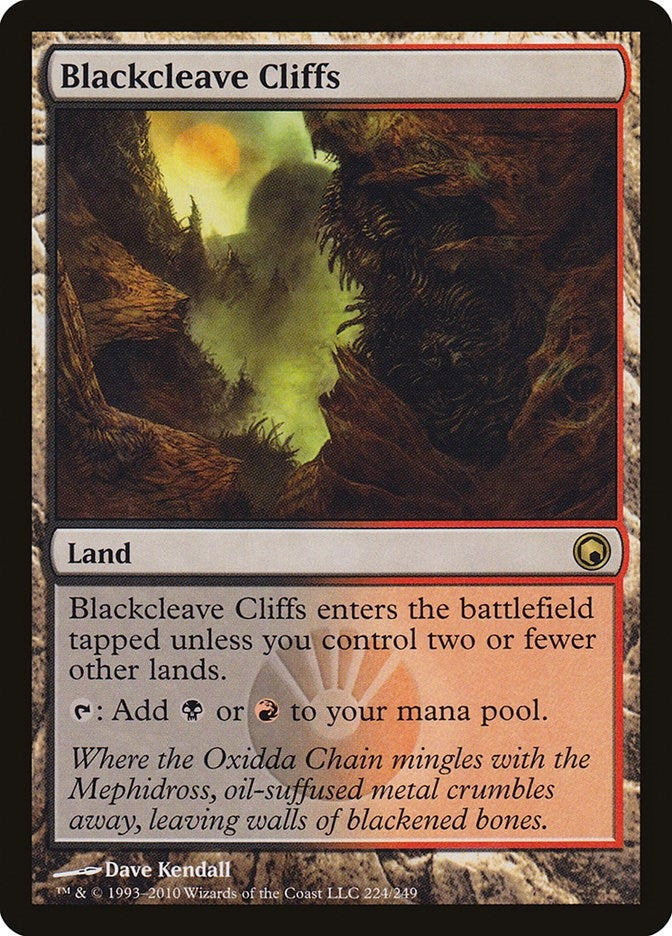 Image for Blackcleave Cliffs (224) (Scars of Mirrodin) - Magic: The Gathering