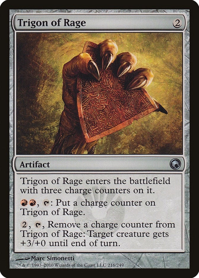 Image for Trigon of Rage (216) (Scars of Mirrodin) - Magic: The Gathering