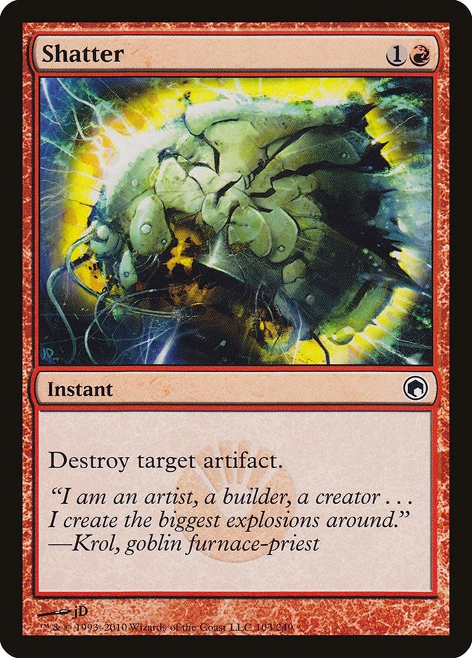 Image for Shatter (103) (Scars of Mirrodin) - Magic: The Gathering