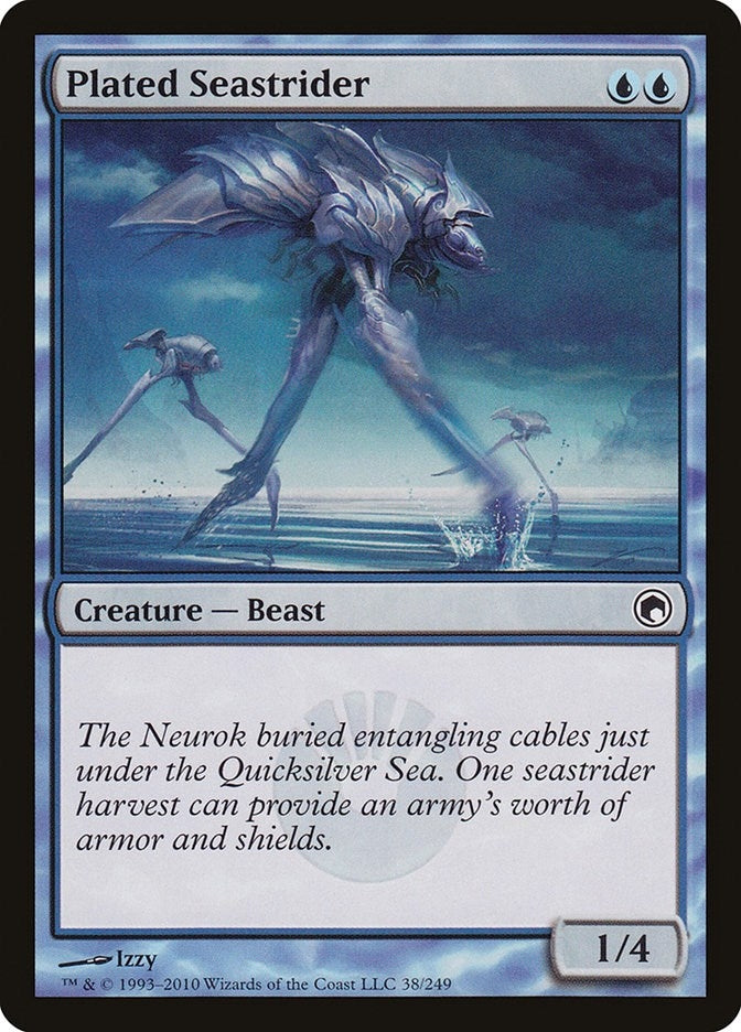 Image for Plated Seastrider (38) (Scars of Mirrodin) - Magic: The Gathering