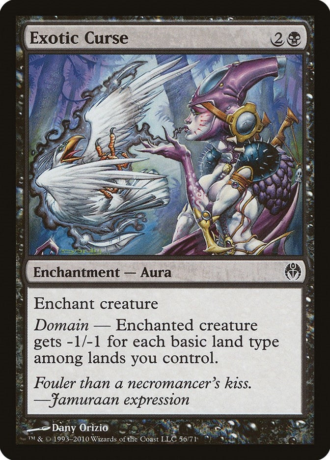Image for Exotic Curse (56) (Duel Decks: Phyrexia vs. the Coalition) - Magic: The Gathering