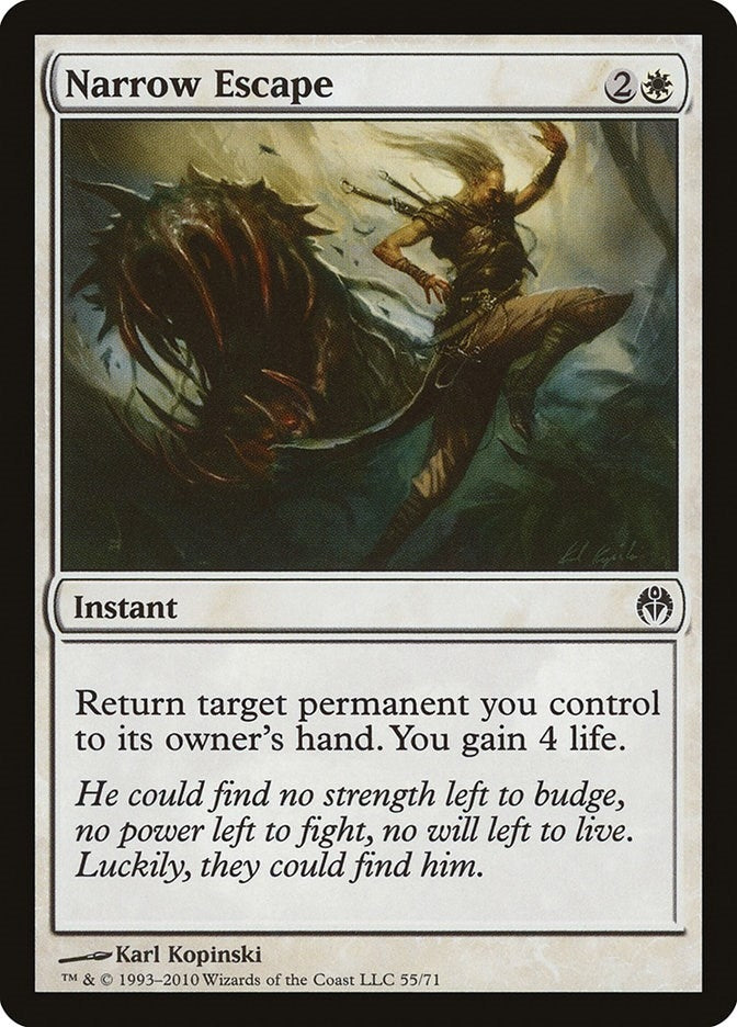 Image for Narrow Escape (55) (Duel Decks: Phyrexia vs. the Coalition) - Magic: The Gathering
