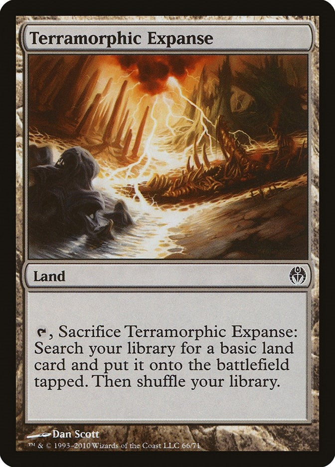 Image for Terramorphic Expanse (66) (Duel Decks: Phyrexia vs. the Coalition) - Magic: The Gathering