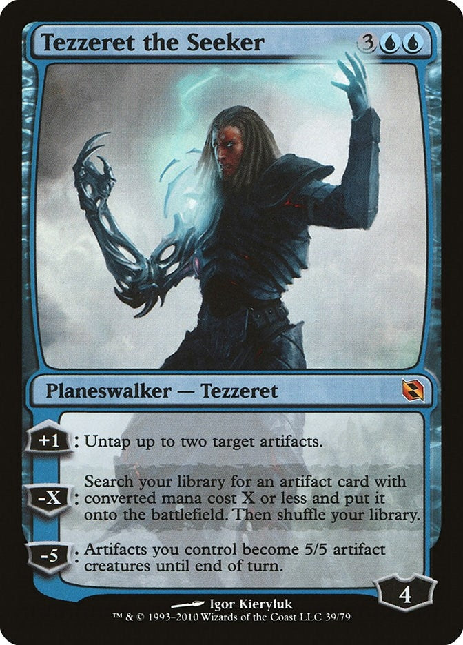 Image for Tezzeret the Seeker (39) (Duel Decks: Elspeth vs. Tezzeret) - Magic: The Gathering