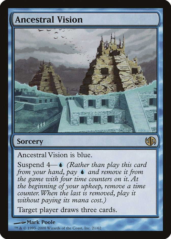 Image for Ancestral Vision (21) (Duel Decks: Jace vs. Chandra) - Magic: The Gathering