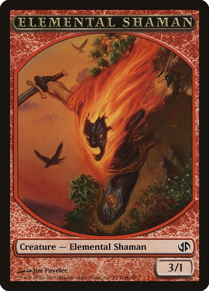 Image for Elemental Shaman Token (T1) (Duel Decks: Jace vs. Chandra) - Magic: The Gathering