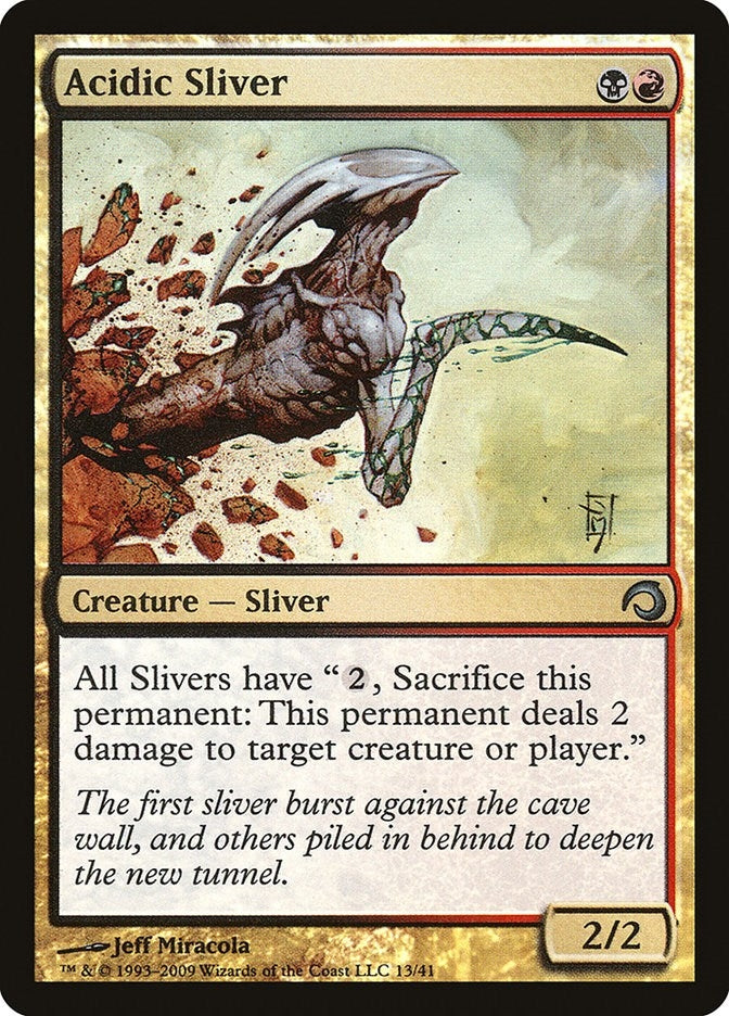 Image for Acidic Sliver (13) (Premium Deck Series: Slivers) - Magic: The Gathering