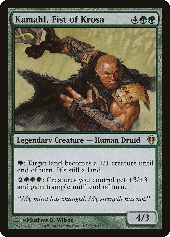 Image for Kamahl, Fist of Krosa (61) (Archenemy) - Magic: The Gathering