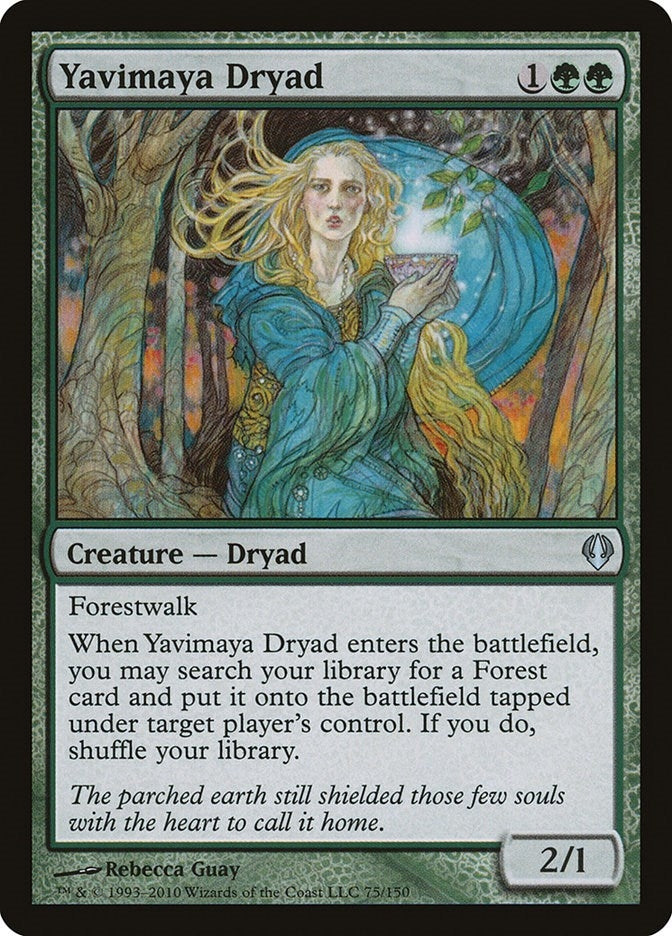 Image for Yavimaya Dryad (75) (Archenemy) - Magic: The Gathering