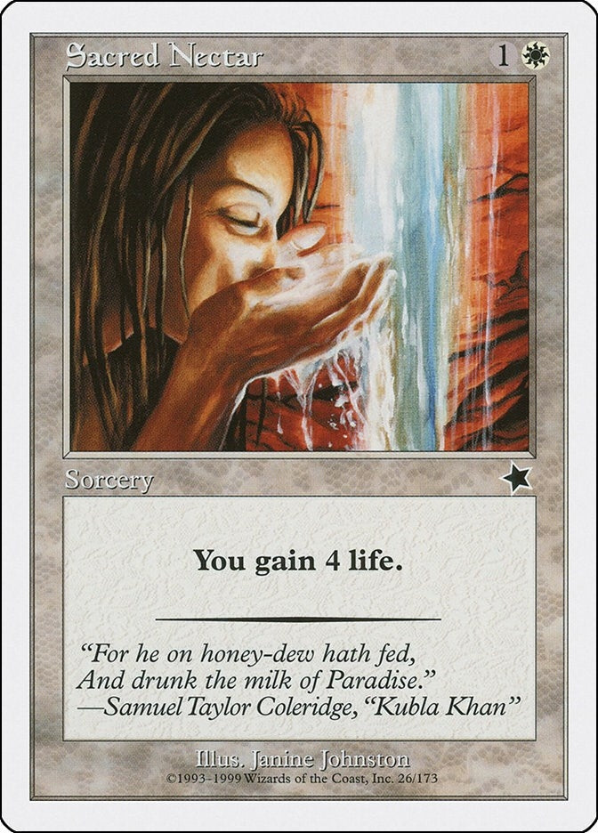 Image for Sacred Nectar (26) (Starter 1999) - Magic: The Gathering