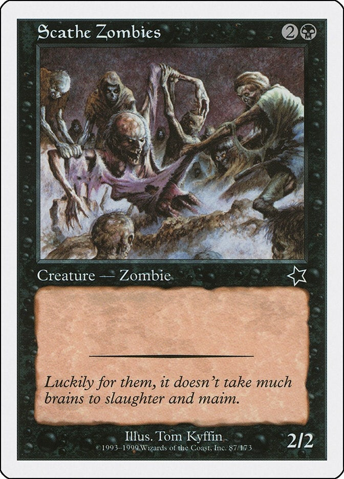 Image for Scathe Zombies (87) (Starter 1999) - Magic: The Gathering
