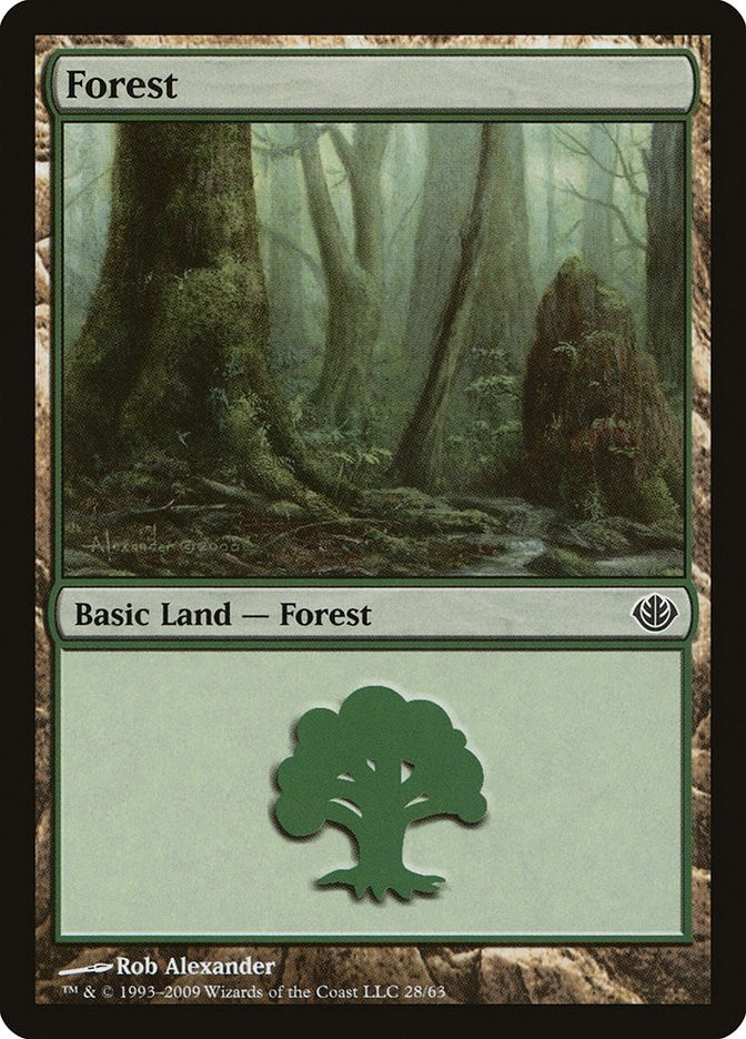 Image for Forest (28) (28) (Duel Decks: Garruk vs. Liliana) - Magic: The Gathering