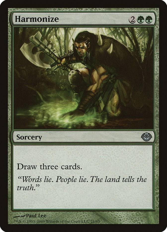 Image for Harmonize (21) (Duel Decks: Garruk vs. Liliana) - Magic: The Gathering