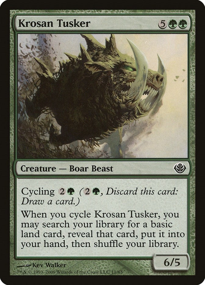 Image for Krosan Tusker (11) (Duel Decks: Garruk vs. Liliana) - Magic: The Gathering