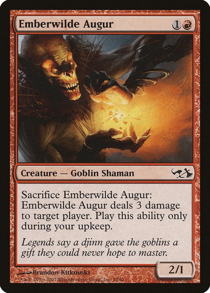 Image for Emberwilde Augur (35) (Duel Decks: Elves vs. Goblins) - Magic: The Gathering
