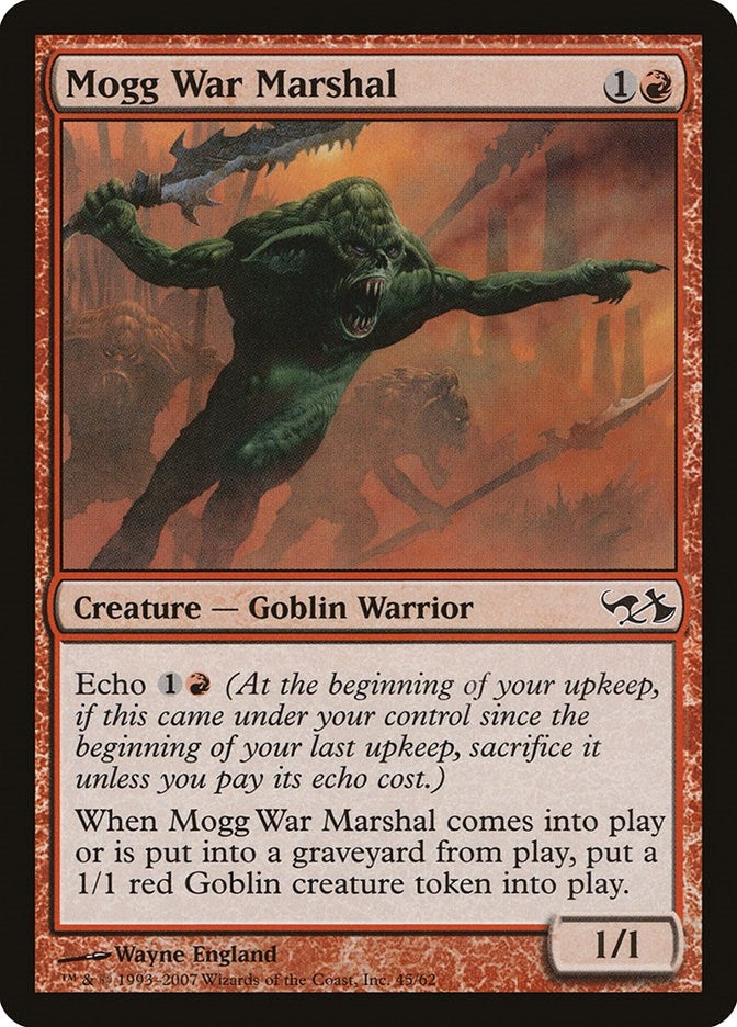Image for Mogg War Marshal (45) (Duel Decks: Elves vs. Goblins) - Magic: The Gathering