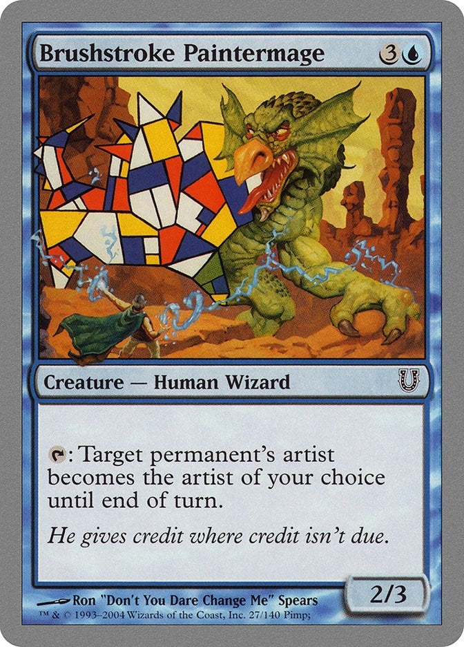 Image for Brushstroke Paintermage (27) (Unhinged) - Magic: The Gathering