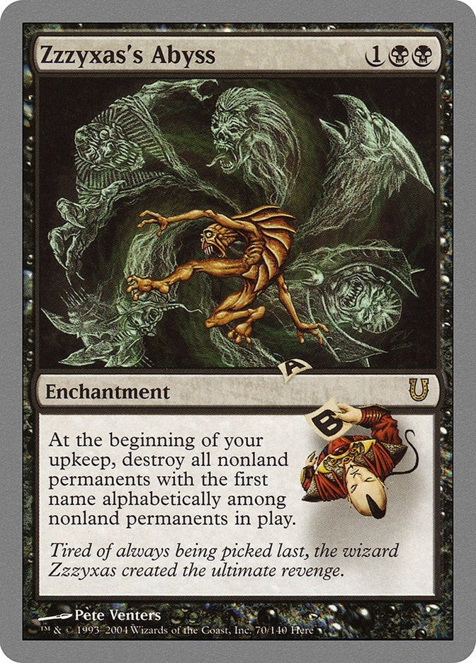 Image for Zzzyxas's Abyss (70) (Unhinged) - Magic: The Gathering