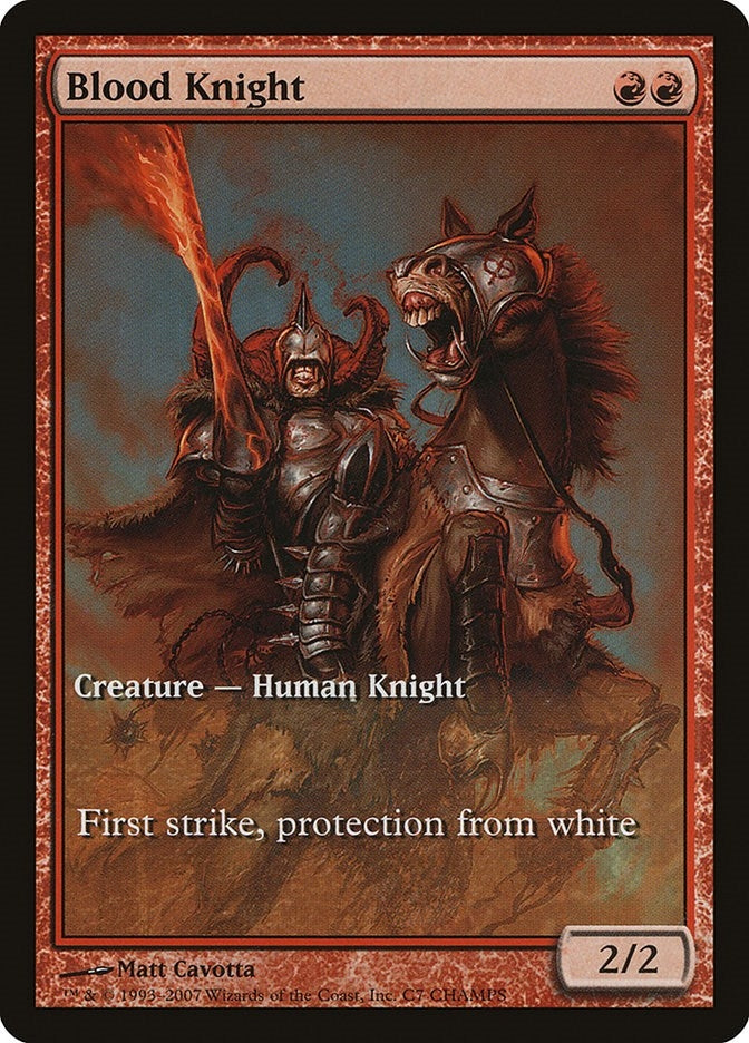 Image for Blood Knight (7) (Champs Promos) - Magic: The Gathering