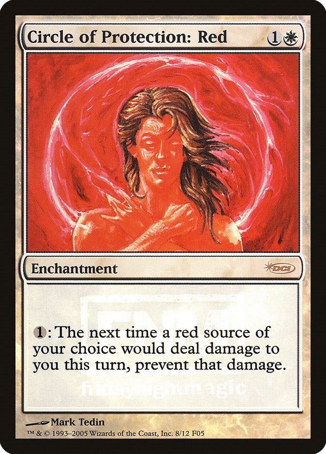 Image for Circle of Protection: Red (8) (FNM Promos) - Magic: The Gathering