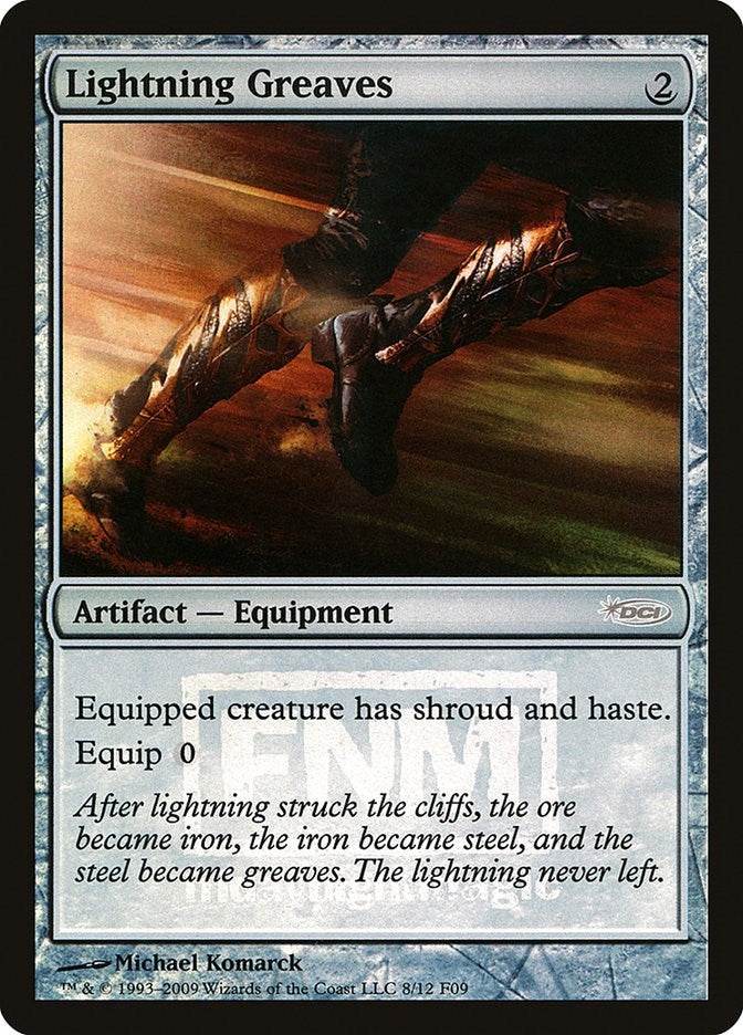 Image for Lightning Greaves (8) (FNM Promos) - Magic: The Gathering