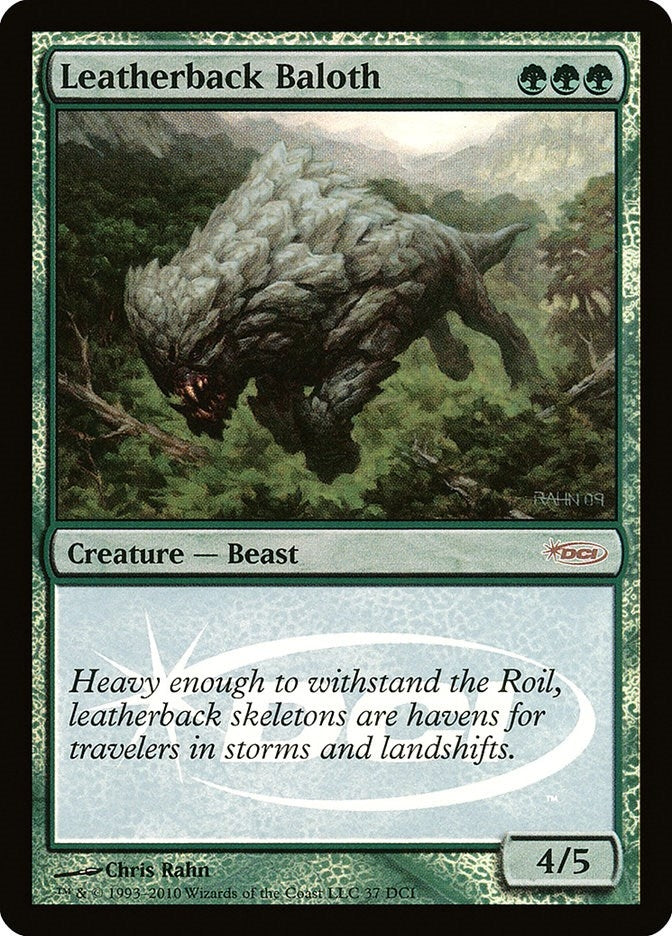 Image for Leatherback Baloth (37) (WPN & Gateway Promos) - Magic: The Gathering