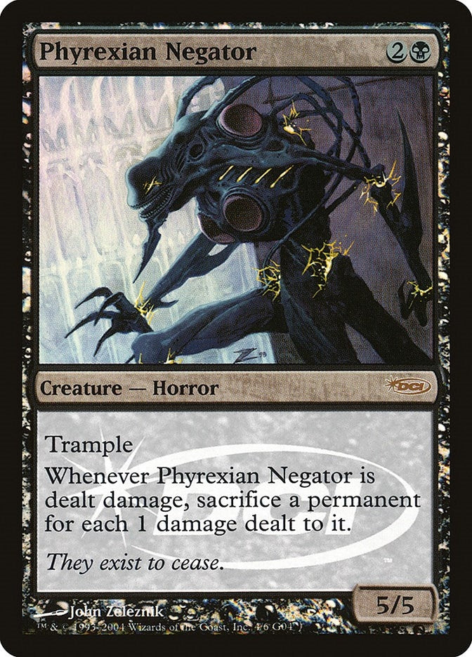 Image for Phyrexian Negator (4) (Judge Promos) - Magic: The Gathering