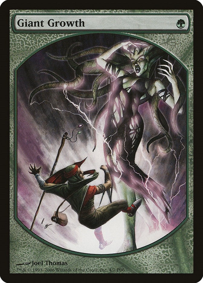 Image for Giant Growth (4) (Magic Player Rewards) - Magic: The Gathering
